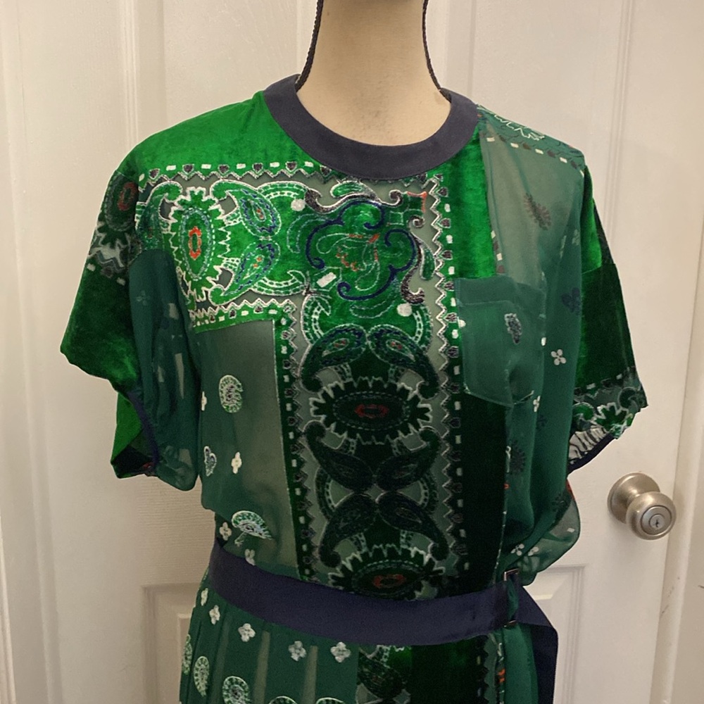 Sacai bandana Devore dress, M - Picture 7 of 16